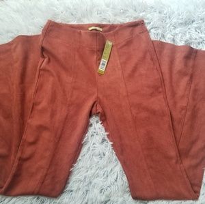 Gianni bini faux suede pants